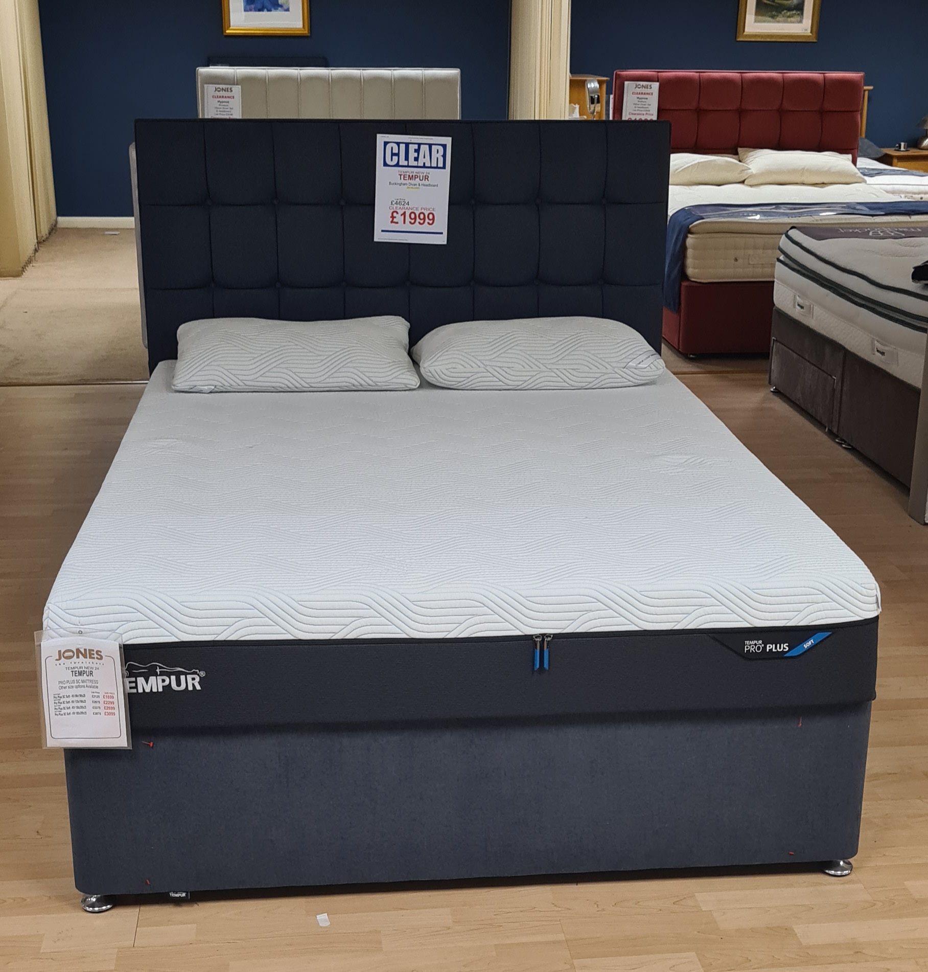 Tempur clearance bed