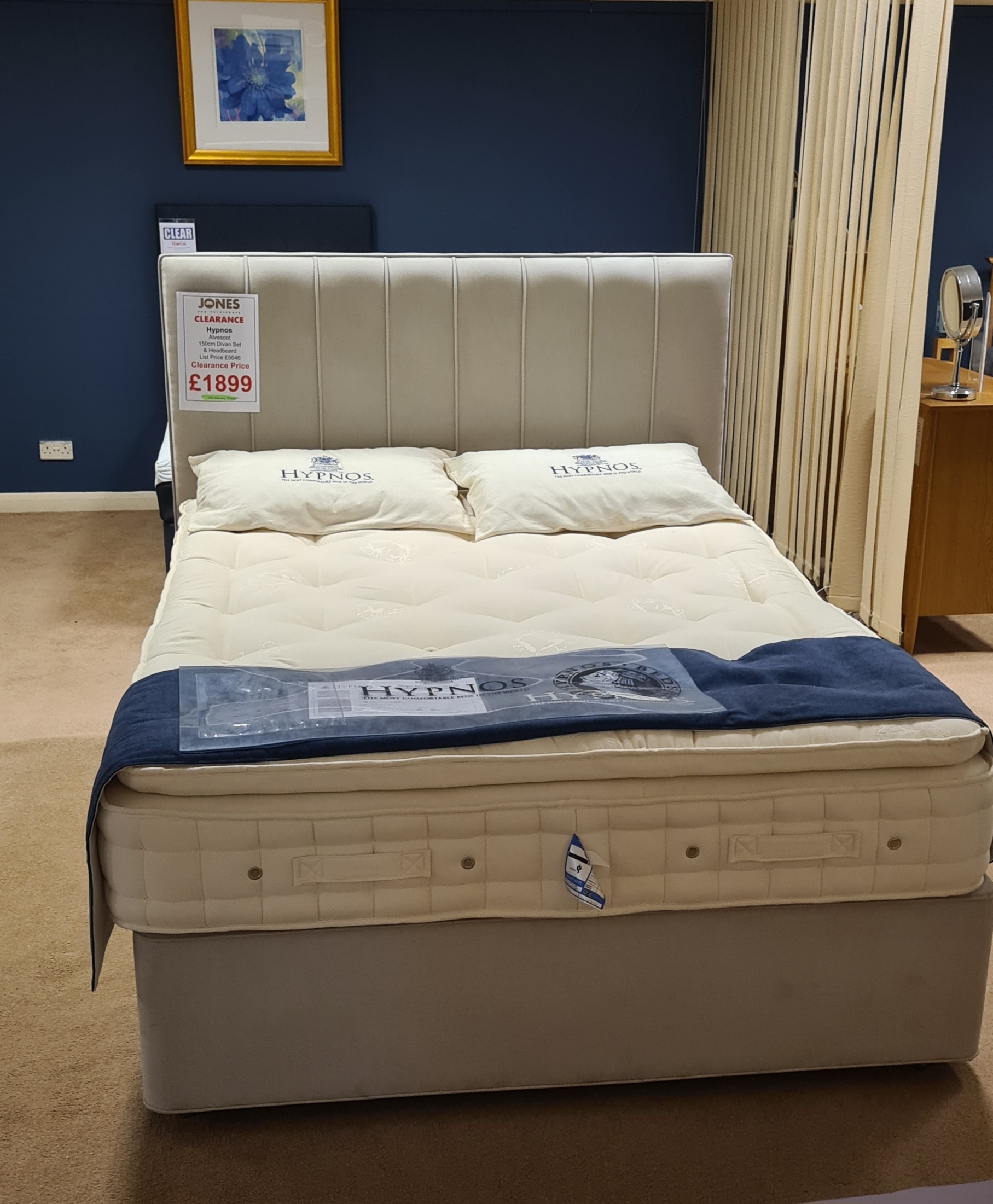 Hypnos clearance bed