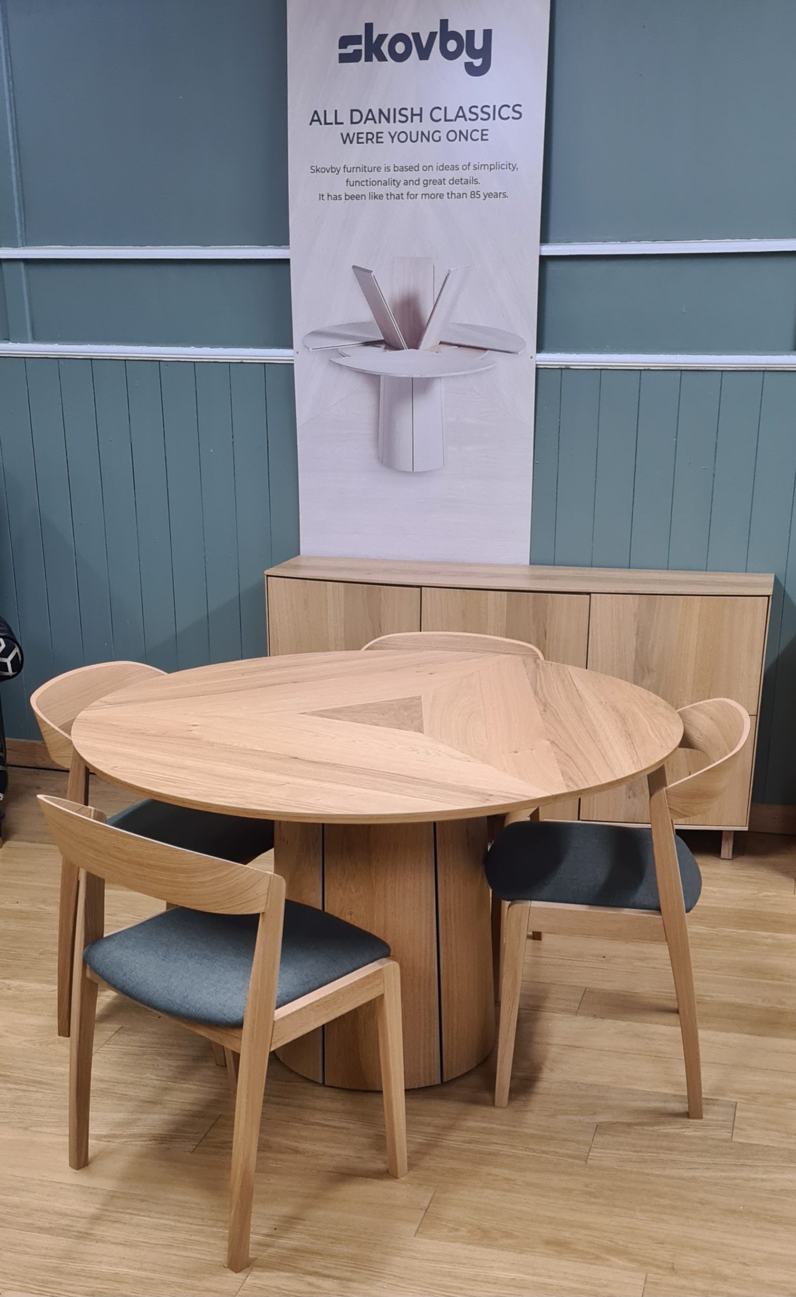 Skovby Extending Table and Sideboard
